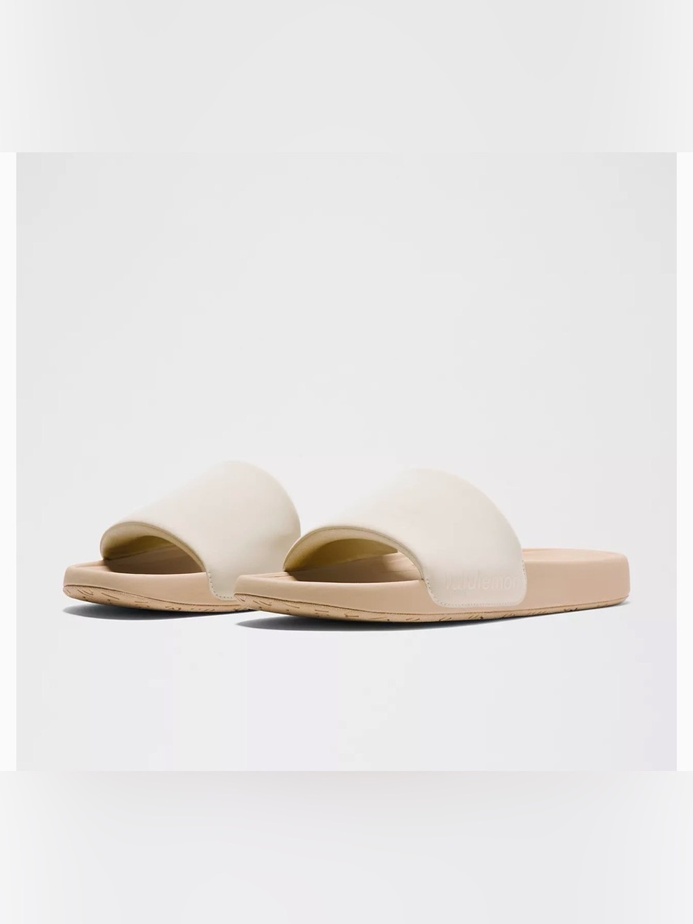 lululemon Restfeel Sand Dollar/Coastal Sand/Coastal Sand Slide Sandals Size 9